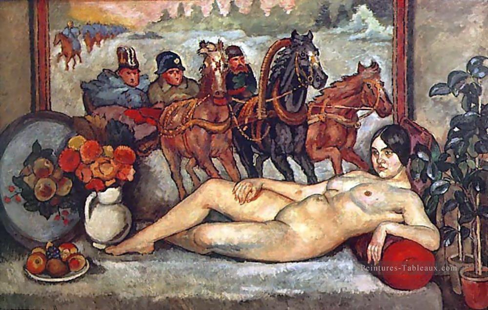 Russian Venus Ilya Mashkov impressionism nude Peintures à l'huile